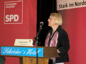 Sozialministerin Kristin Alheit
